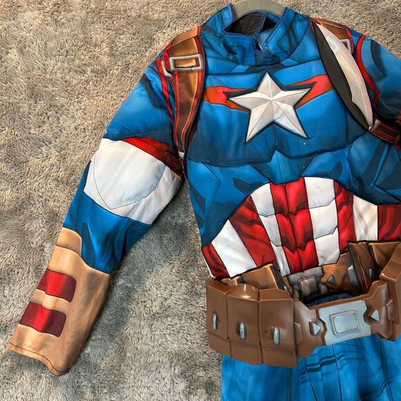 Superhero Costume Lot Captain America Iron Man M Medium Boys 8 10 Rubies - Picture 11 of 16